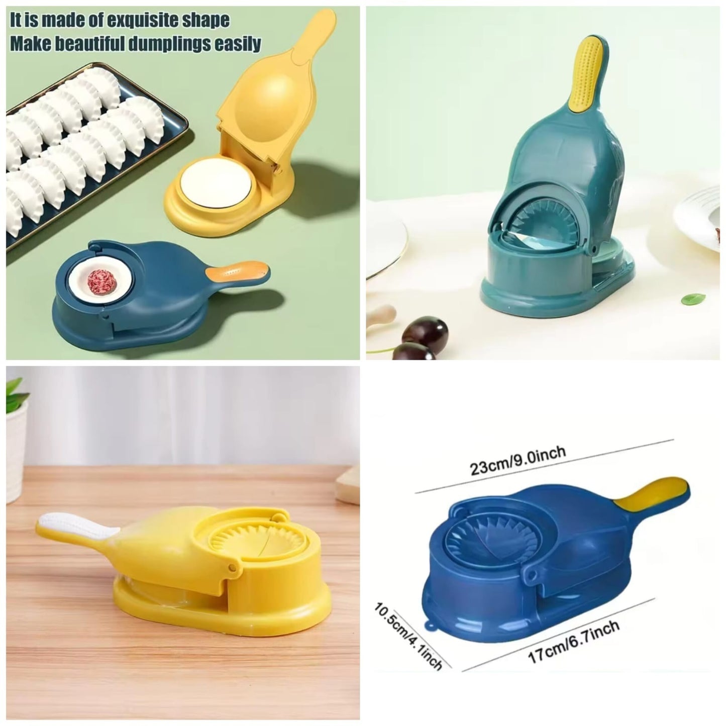 2-in-1 Manual Dumpling Maker | Portable Samosa & Easy Kitchen DIY Pastry Accessory