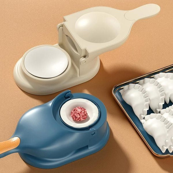 2-in-1 Manual Dumpling Maker | Portable Samosa & Easy Kitchen DIY Pastry Accessory