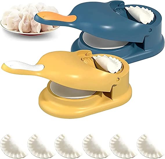 2-in-1 Manual Dumpling Maker | Portable Samosa & Easy Kitchen DIY Pastry Accessory